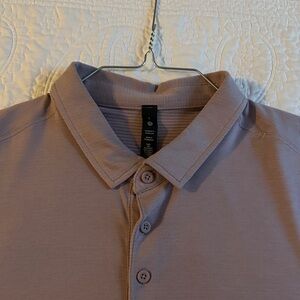 lululemon athletica Men's Lavender Polo Shirt